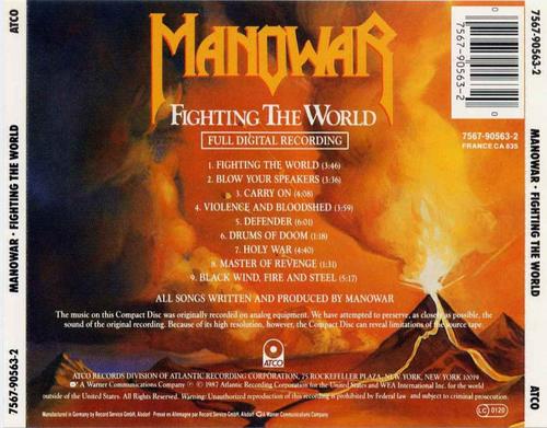 Manowar, Fighting the World, LP