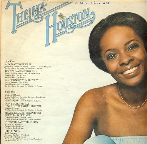 Motown Thelma Houston Any way you like it LP was listed for R2000 on 6