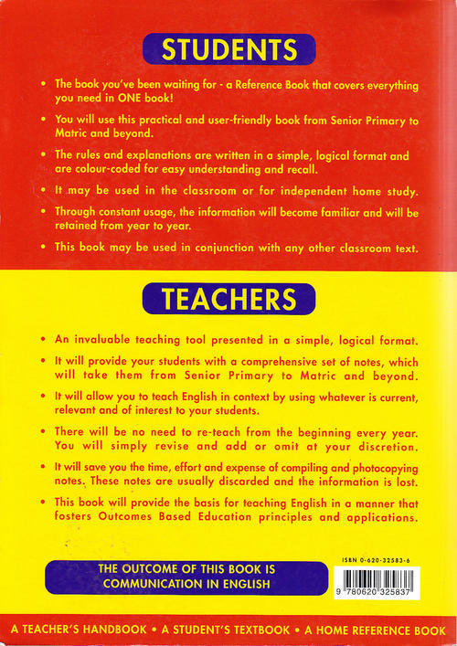Educational English Handbook And Study Guide A Comprehensive English