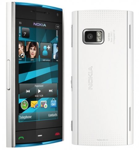 NOKIA X6 WHITE AND BLUE IN THE BOX! THE BEST MULTIMEDIA PHOINE AVAILABLE!