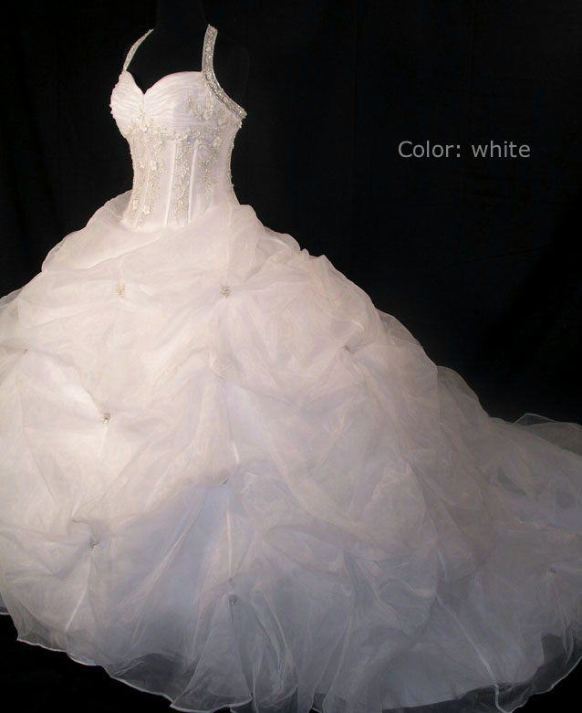 Beautifull wedding dress for sale never been worn size 34 36