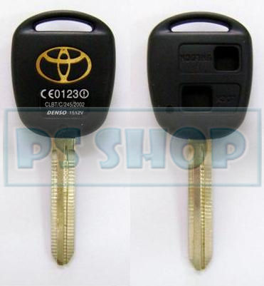 Toyota 2 Button Replacement key with Casing for Camry Corolla RunX 