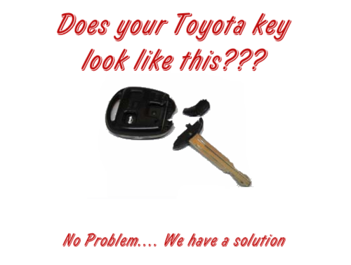 toyota broken key #4