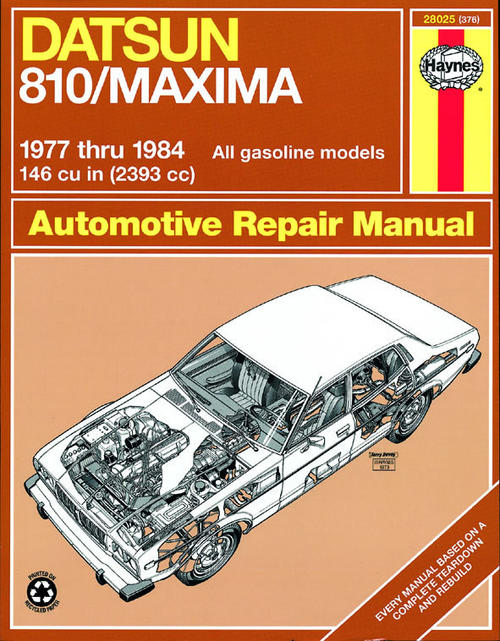 1996 Nissan maxima haynes manual #7