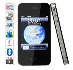 i69 4G+ Quad Band Dual Cards with Java FM Touch Screen Cell Phone [CEL2612]