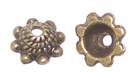 Bronze Bead Caps
