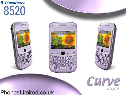 blackberry curve 8520 violet. hot Blackberry Curve 8520