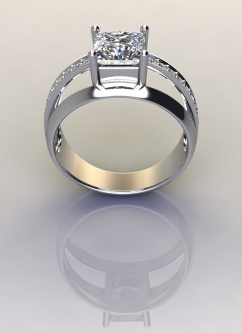 ... JEWELRY*2.06ctw CZ Promise Ring in 925 Sterling Silver*Size R