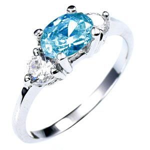 Aqua Engagement Ring