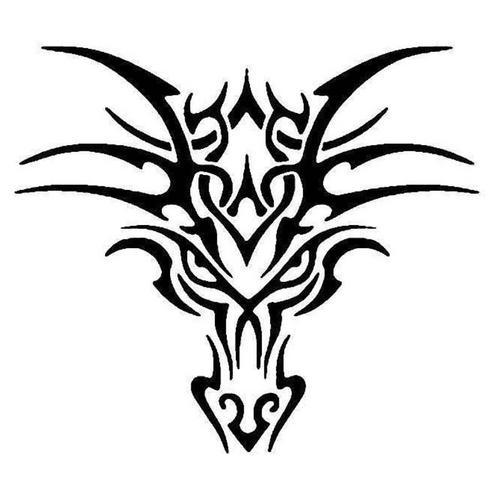 tribal dragon drawing. Copy and paste this address in