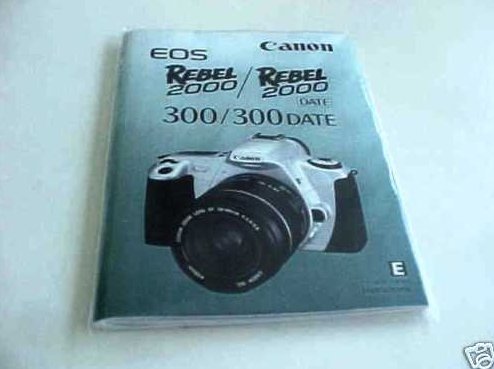 canon rebel eos 35mm. CANON EOS 300 / REBEL 2000