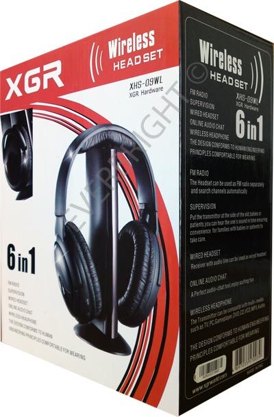 Pictures Desktop Computers on Headsets   Microphones   Xgr Wireless Headphones 6in1 With Builtin Fm