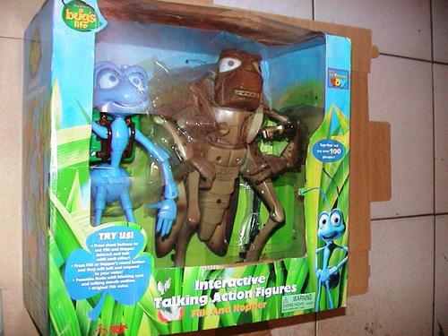 Other Action Figures A BUGS LIFE INTERACTING TALKING FIGURES FLICK AND
