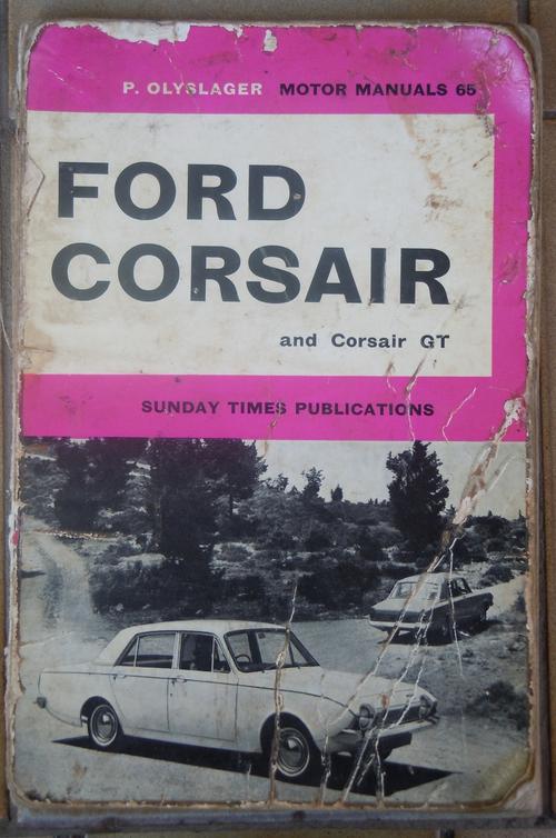 ford corseair manual