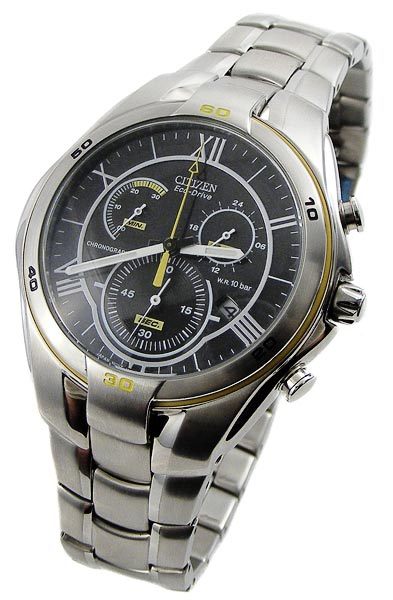 CITIZEN Eco-Drive Chronograph - Powered By Light - No more batteries.