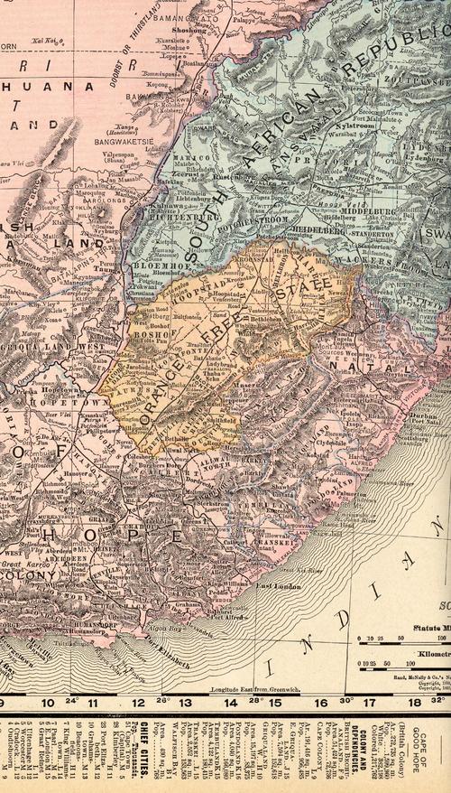 The date 1900 appears on the map.