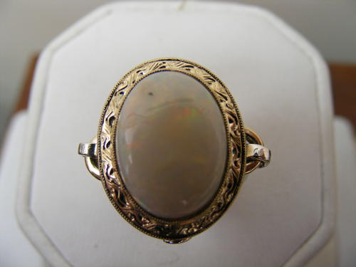vintage opal ring