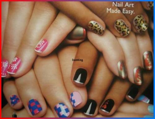 rhinestones on nails. Well-groomed nails are