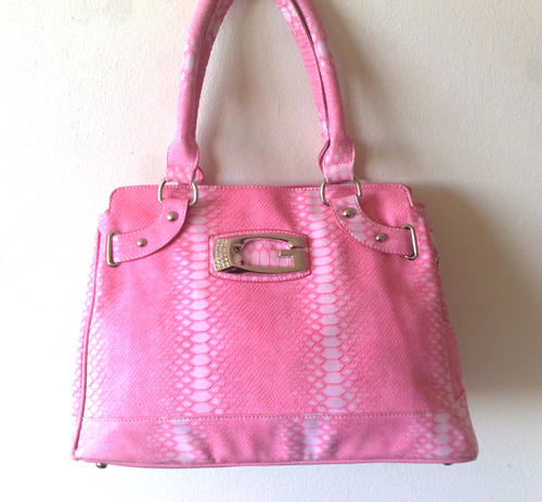 pink guess bag