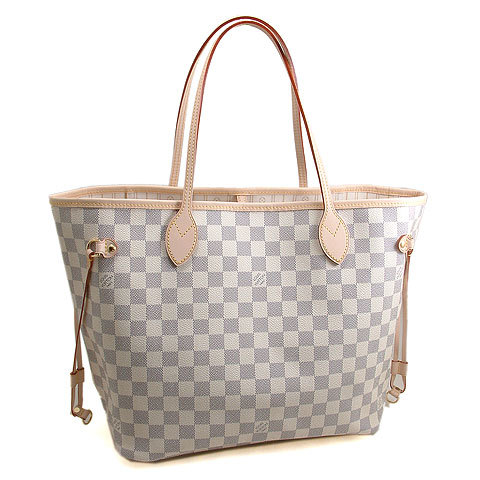 Handbags & Bags - LOUIS VUITTON Damier Azur Neverfull MM Vintage Bag - Made with Genuine leather ...