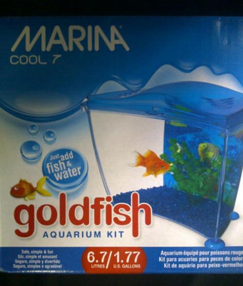 goldfish tank filter. Goldfish Aquarium Kit Blue