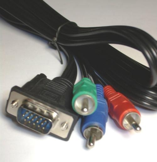 computer monitor cables. VGA To TV RCA amp; PC to TV cable