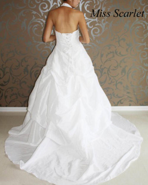 halter neck wedding dresses. HALTERNECK WEDDING GOWN