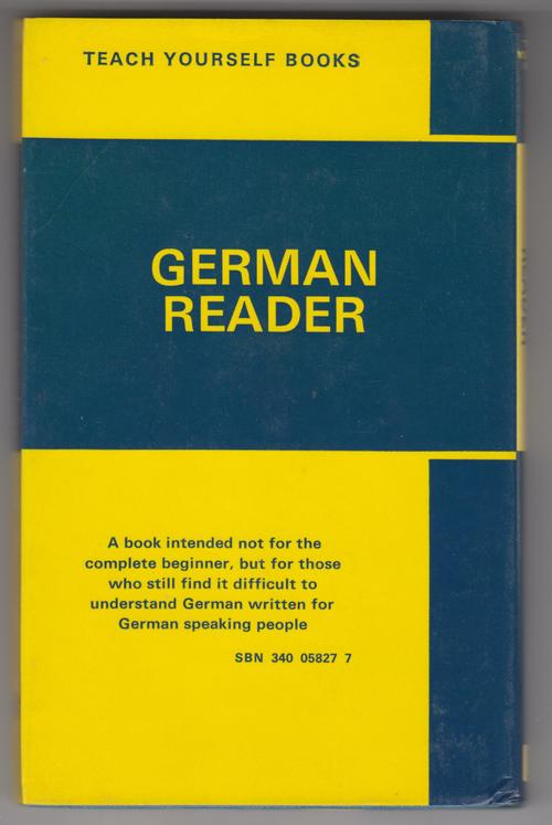 Courses &amp; Study Guides - GERMAN READER by L. Stringer for sale in ...