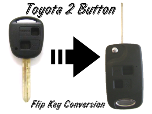Toyota 2 Button Flip Key Conversion Corolla RunX Camry Yaris and other