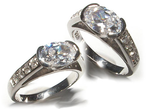 Brilliant Cut Engagement Rings. ONE OVAL BRILLIANT CUT DIAMOND