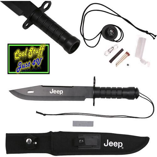 Jeep 15 black survival knife reviews #5