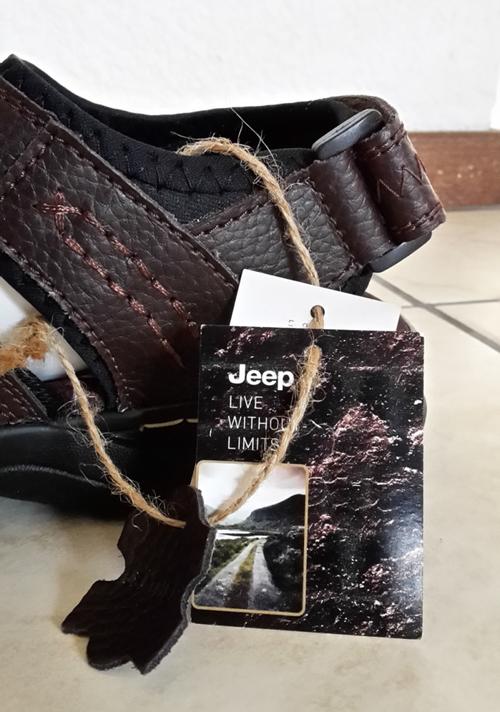 Jeep Michigan Leather Sandals