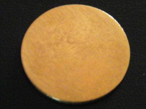 Blank Gold Coin