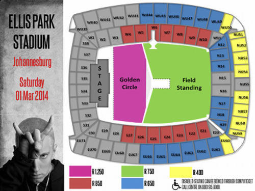 Concert Tickets Eminem Tickets Ellis Park March 2014 was