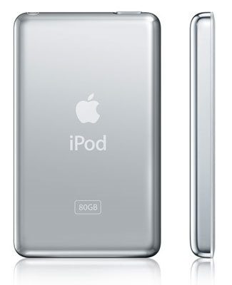 The "original" Apple iPod classic (Sixth Generation) uses an 80 GB or 160 GB 