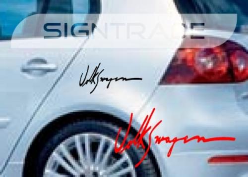 VW Performance Decals Stickers to personalise your vehicle