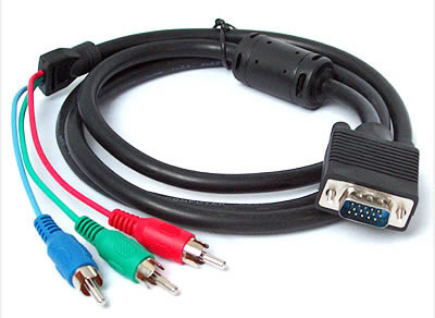 k vga to 3 rca component