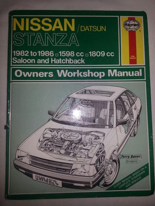 87' Nissan stanza haynes manual