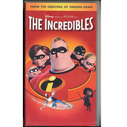 The Incredibles Vhs