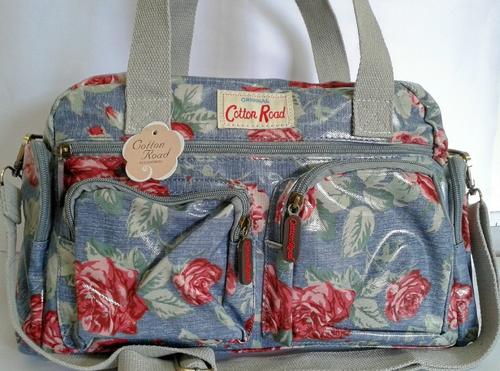 Handbags & Bags - &quot;Cotton Road&quot; Washed Denim Colour Bowler Handbag was sold for R295.00 on 13 ...